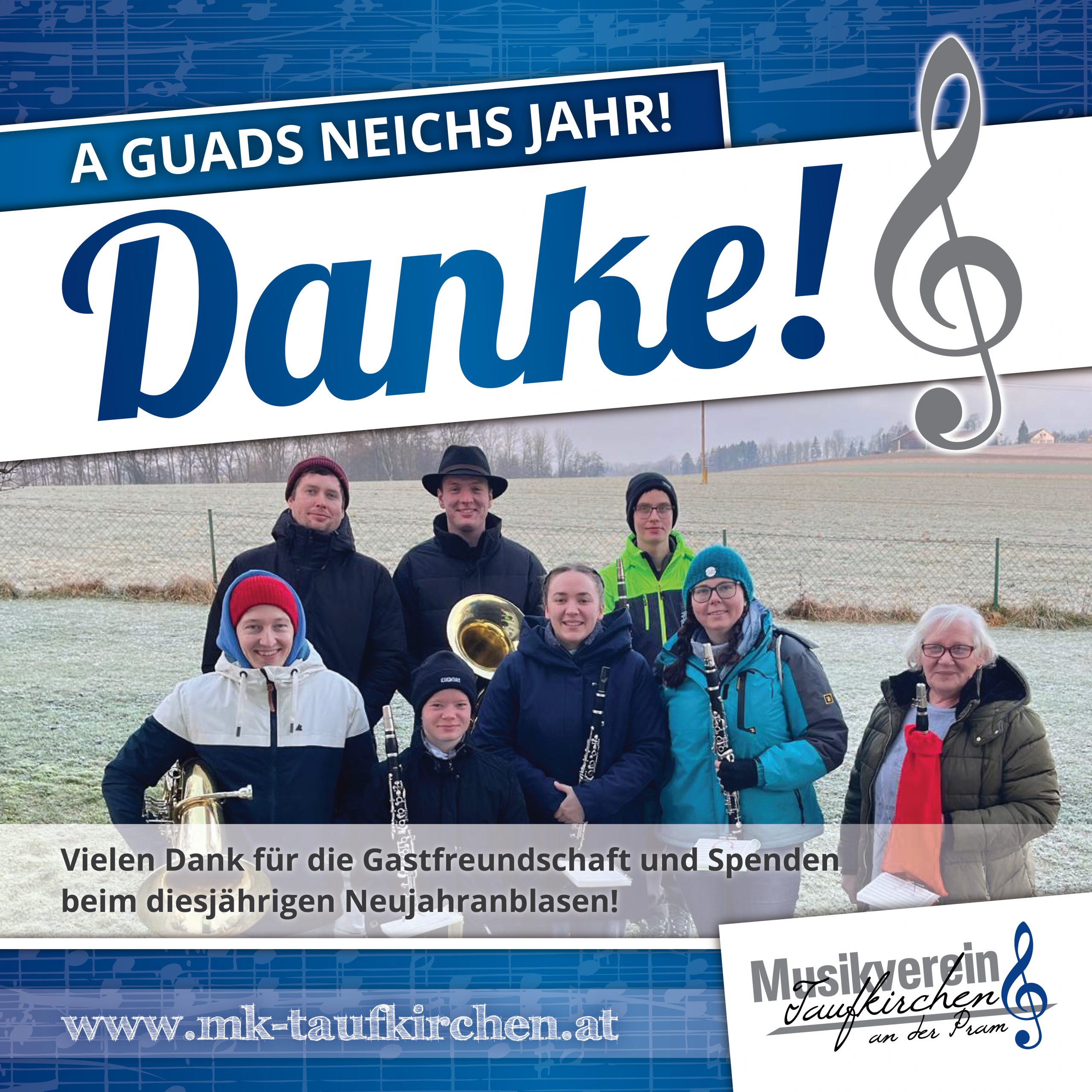 Du betrachtest gerade Danke – Neujahranblasen 2025