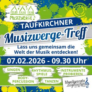 Mehr über den Artikel erfahren Taufkirchner Musizwerge-Treff